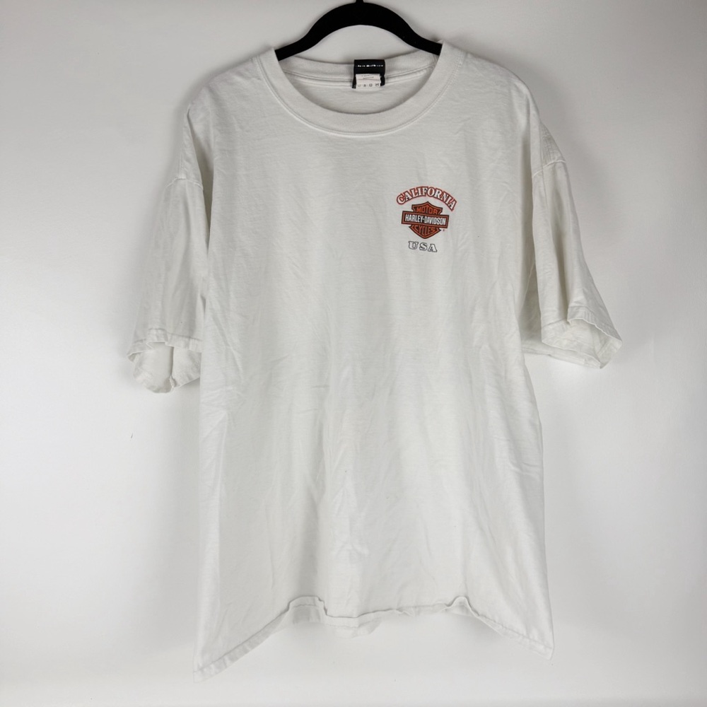 Vintage Harley-Davidson Palm Springs CA T-Shirt | RK Stratman | Size XL White